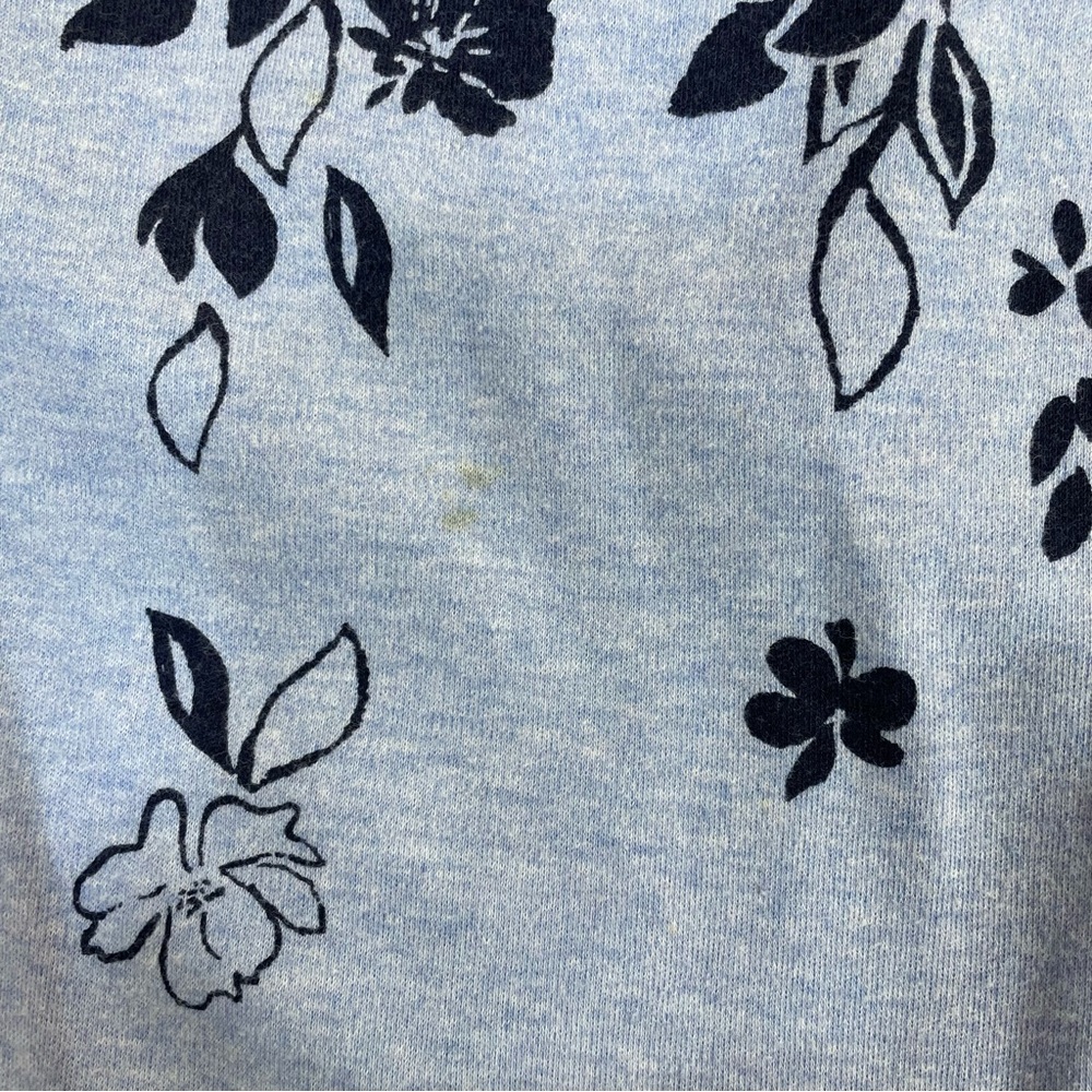 Karen Scott Sport Blue Floral Knit Dress - Picture 7 of 7